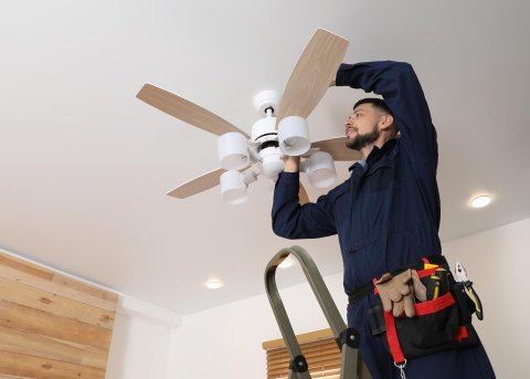 Ceiling fan installations